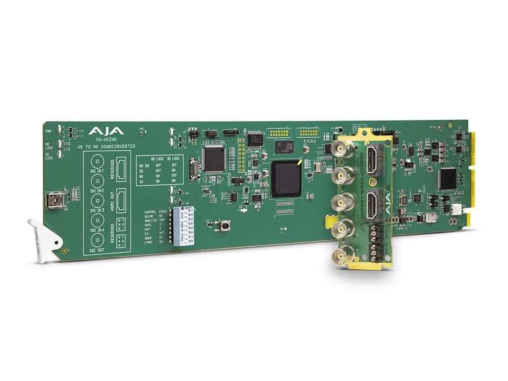 OG-4K2HD openGear 4K/UltraHD-SDI to 3G-SDI Down-Converter with DashBoard Support by AJA