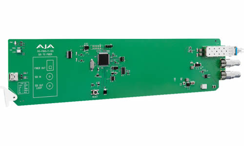 OG-FIDO-T-12G-S 12G-SDI to Single-Mode ST Fiber Transmitter by AJA