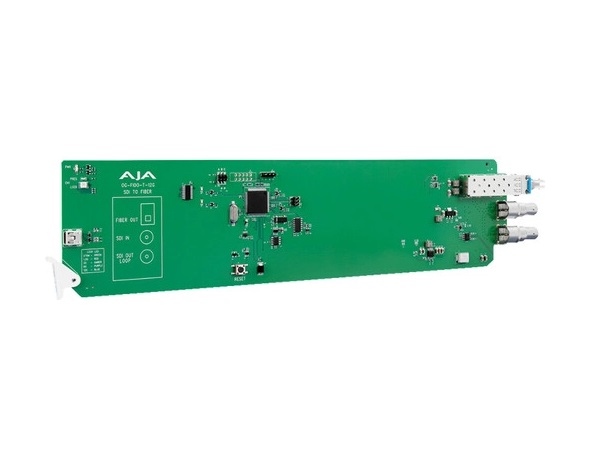 OG-FiDO-T-12G-ST openGear 1-Channel 12G-SDI to Single Mode ST Fiber Transmitter by AJA