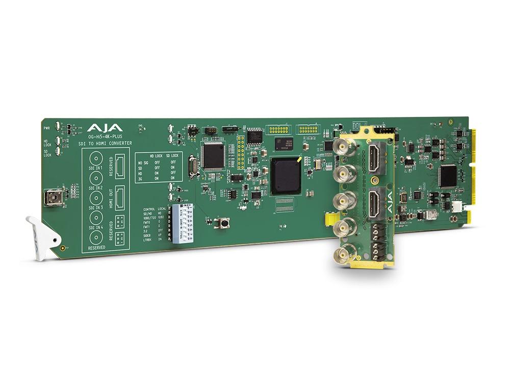 OG-Hi5-4K-Plus 3G-SDI to HDMI 2.0 Conversion with DashBoard Support by AJA