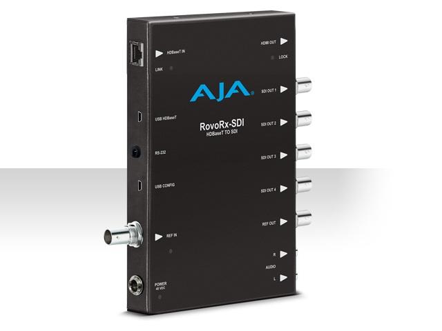 RovoRx-SDI UltraHD HDBaseT Extender (Receiver) to 6G/3G-SDI and HDMI with PoH/Genlock by AJA