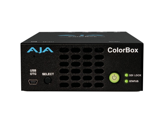 AJA COLORBOX-R0 12G-SDI 4K Color Converter 33pt 3D LUT ACES