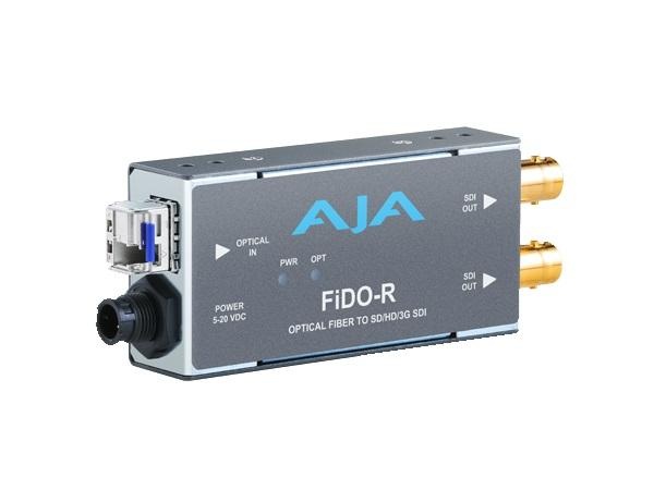 AJA FIDO-R-R0 1-Channel Single-Mode LC Fiber to 3G-SDI Receiver