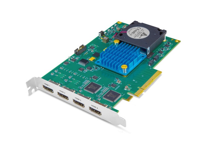 AJA KONA-HDMI4R-R0 Dual 4K60 / Quad 1080p60 PCIe Capture Card