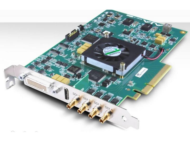 KONA-4-R0-S00 4K/2K/3G/Dual Link HD/ HD/SD I/O 10-bit PCIe Card with HDMI 1.4a Output/HFR/Bracket/No Cables by AJA