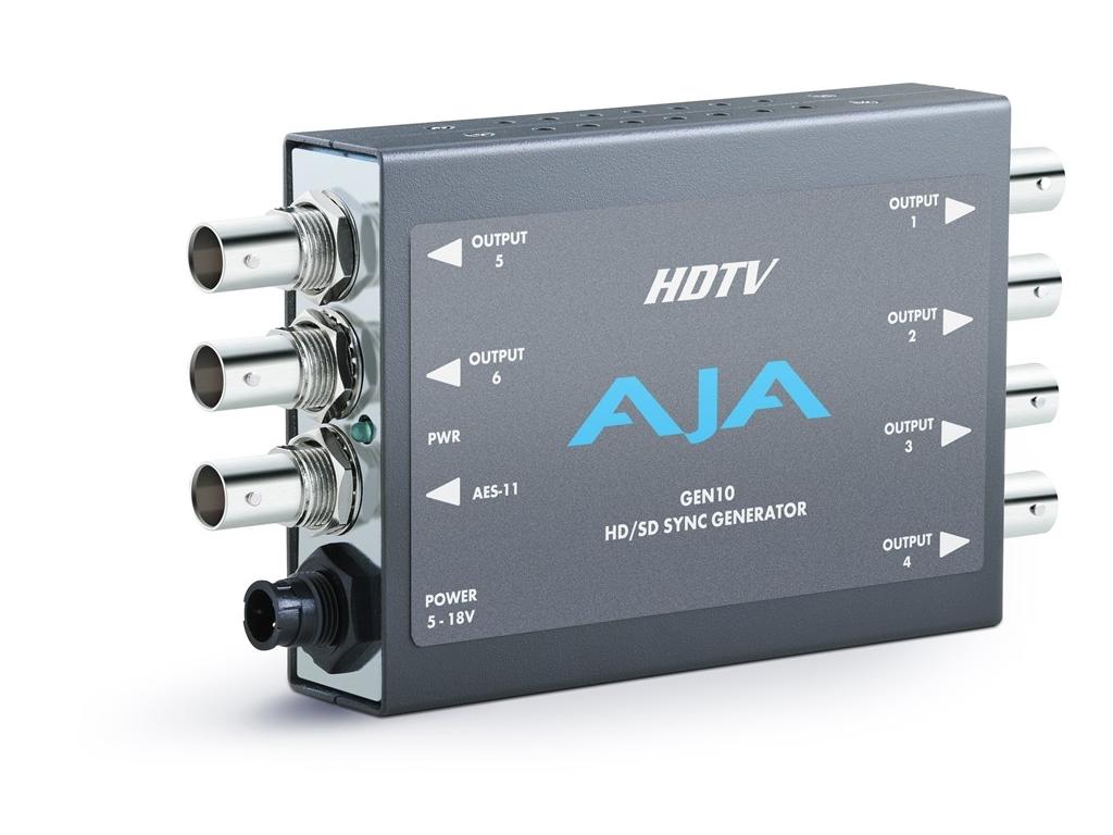 GEN10 HD/SD Sync Generator (7 outputs) simultaneous HD and SD sync by AJA