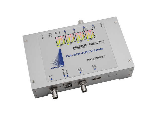DA-SDI-HDTV-UHD 12G SDI to HDMI 2.0 Converter with Looping input and Fiber output by Apantac