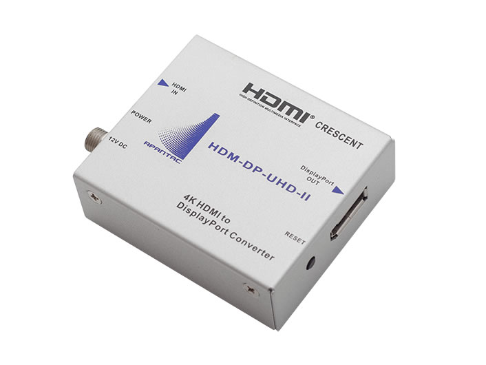 HDM-DP-UHD-II HDMI 2.0 to DisplayPort 1.2 Converter by Apantac