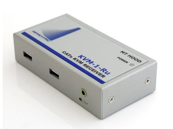 KVM-1-Ru VGA/USB/KVM Extender (Receiver) over CAT 5e/6 (Use with KVM-1-Eu) by Apantac
