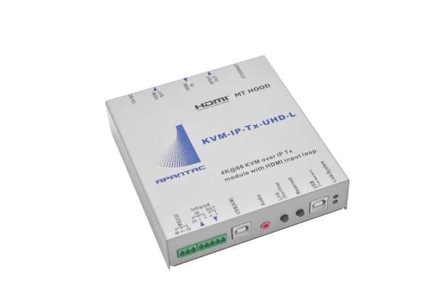 KVM-IP-Tx-UHD-L 4K/UHD KVM Extender/Matrix over IP by Apantac