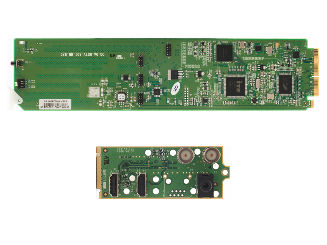OG-DA-HDTV-SDI-II-SET-1 HDMI 1.3 to SDI converter with DashBoard interface and OG-DA-HDTV-SDI-II-RM module by Apantac