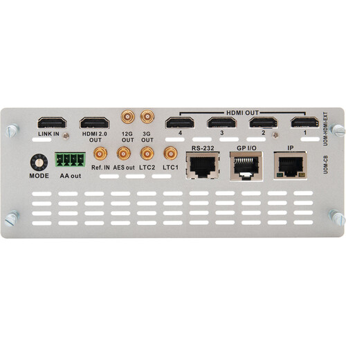 UOM-HDMI-EXT-A Apantac Output Rear Module for OPM-A with 1 x HDMI 2.0 by Apantac