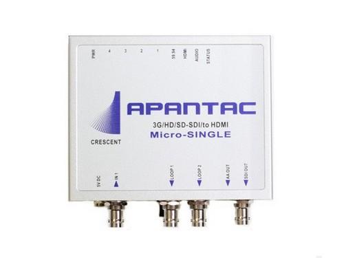 Micro-Single 3G to HDMI/SDI Scaler/Converter with Stereo Audio Output by Apantac