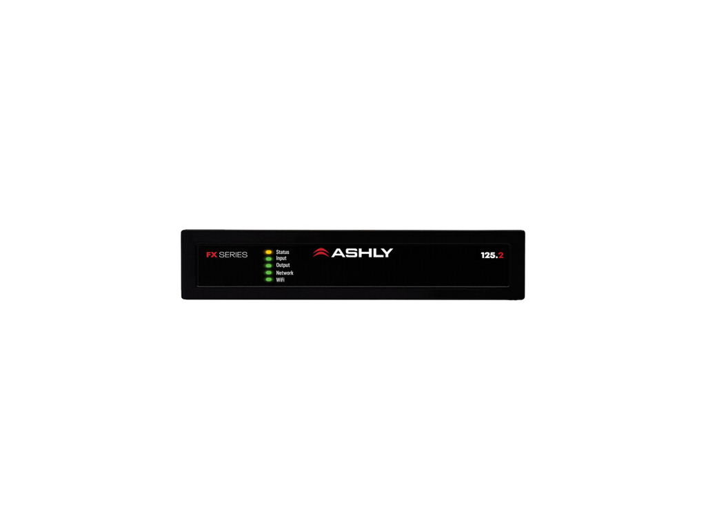 Ashly FX125.2 2-Channel Network DSP Amplifier 125W/ch 70/100V