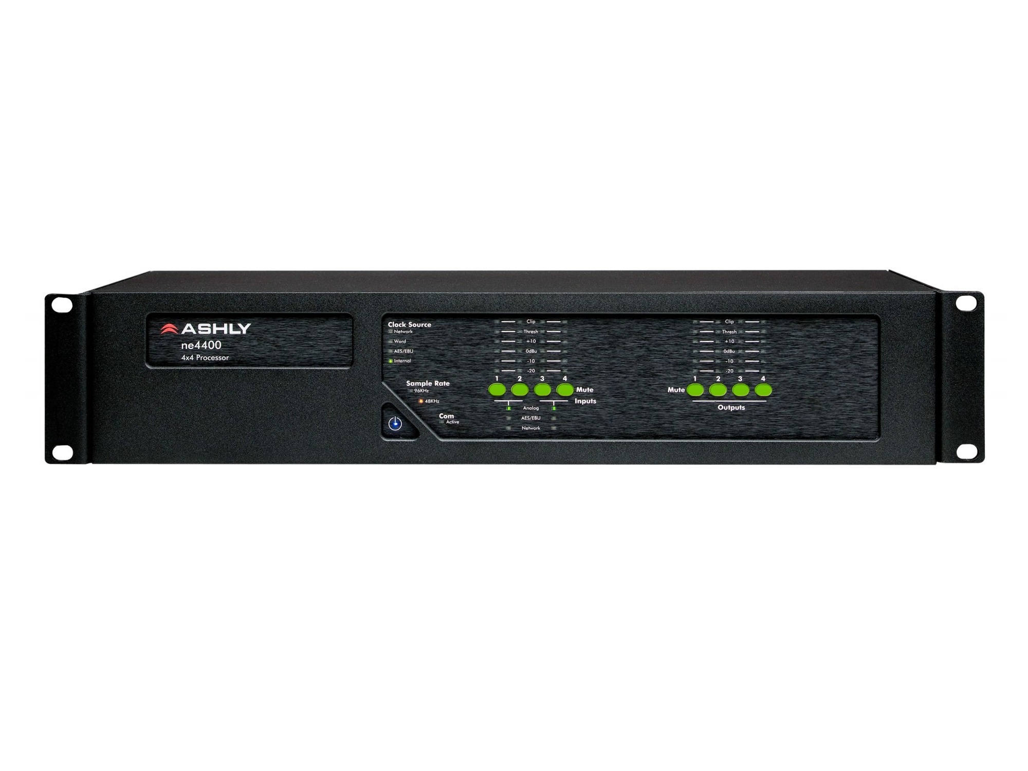 ne4400as ne4400 Network Protea System Processor plus 4-Chan AES3 Inputs and 4-Chan AES3 Outputs by Ashly