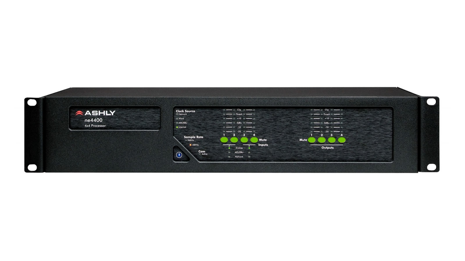 ne4400c Network-Enabled Protea DSP Audio System Processor 4-in x 4-out with CobraNet card by Ashly