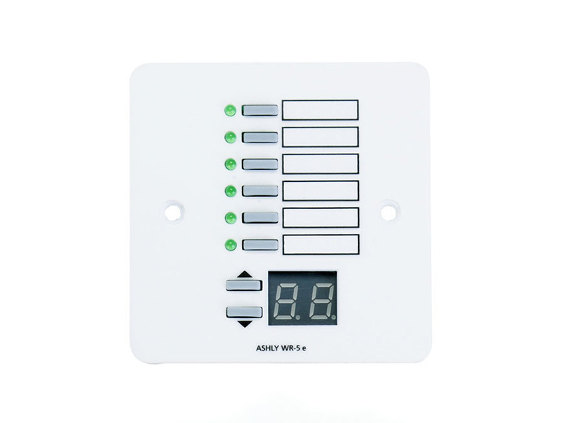 WR-5E Wall Programmable Remote Control for Ashly NE/NX amps by Ashly