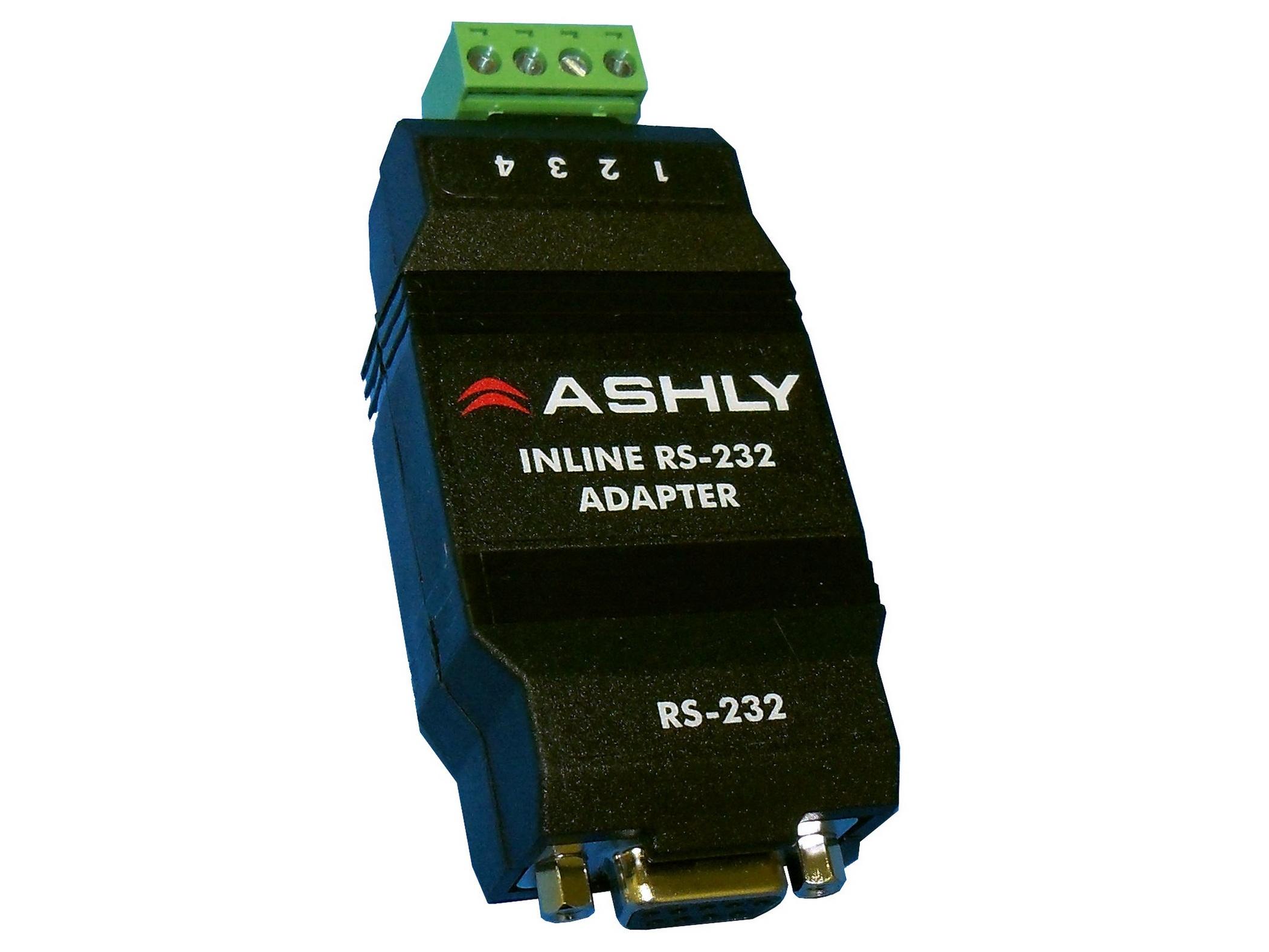 INA-1 In-line RS-232 Adapter provides connectivity to remote data ports by Ashly