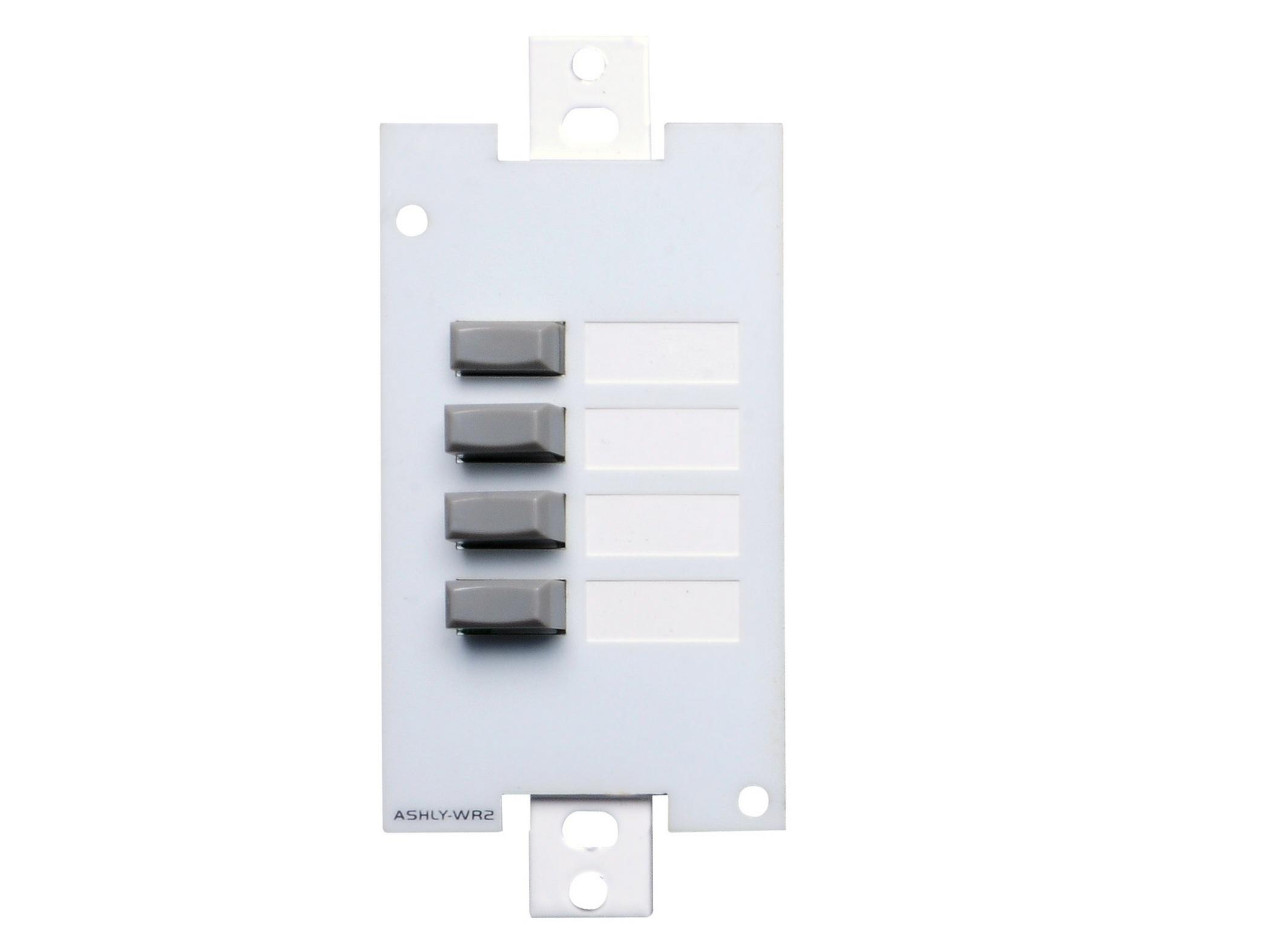 WR-2 Wall Remote/4-position pushbutton select by Ashly