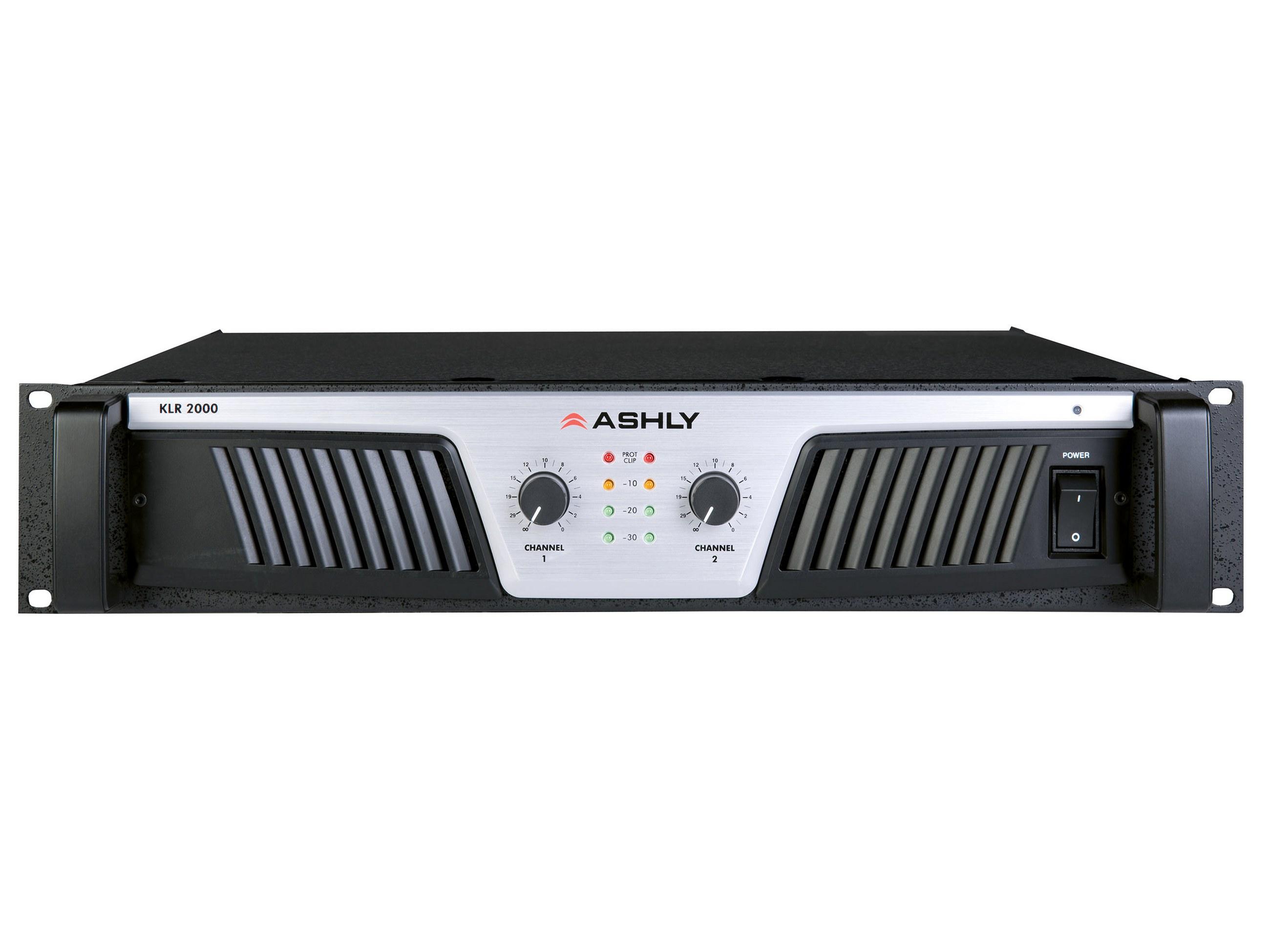 KLR-2000 Power Amplifier 2 x (1000W 2)(600W 4)(350W 8) Ohms by Ashly