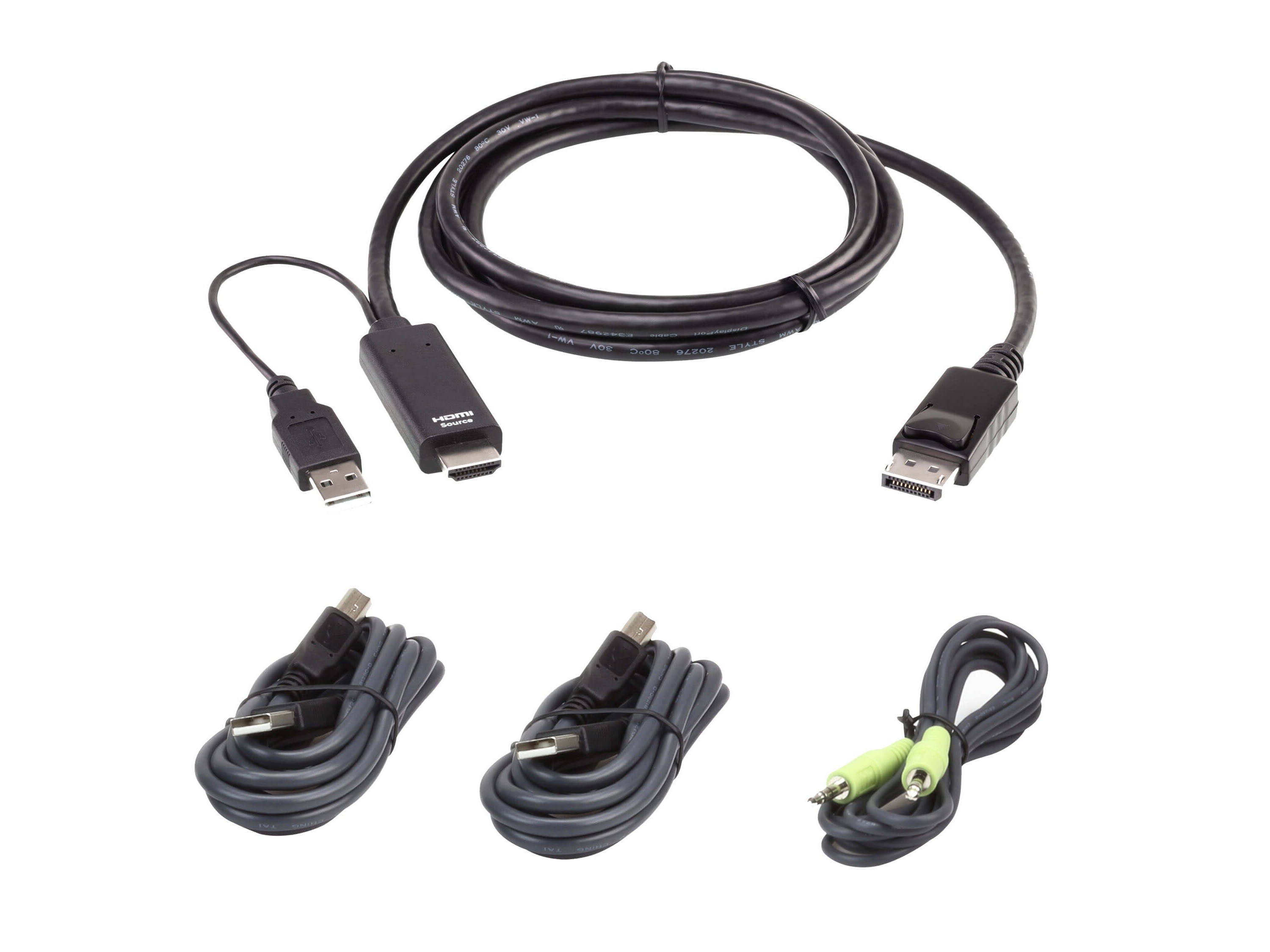 2L7D02UHDPX4 1.8m USB Universal Secure KVM Cable Kit by Aten