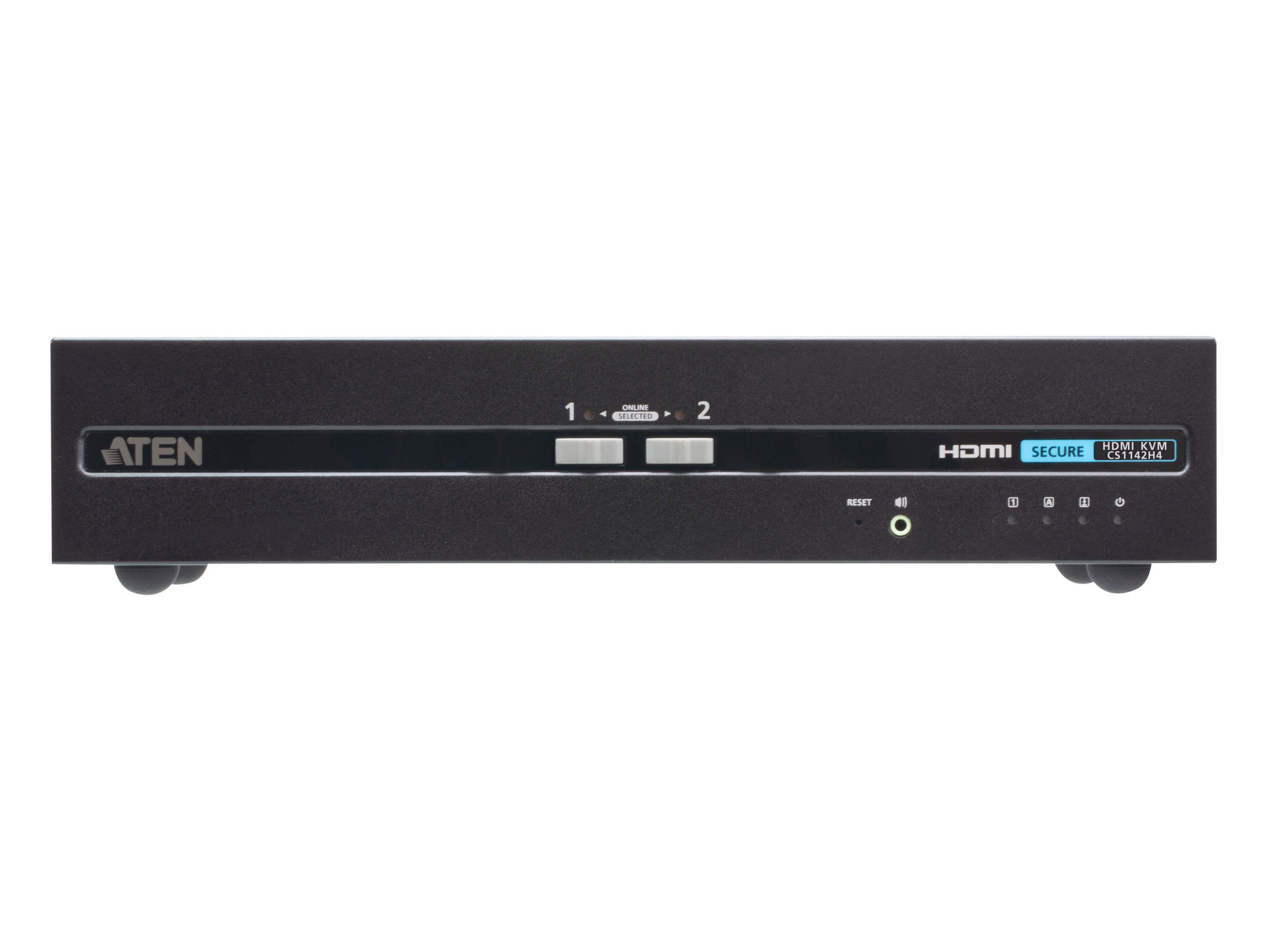 CS1142H4 2-Port USB HDMI Dual Display Secure KVM Switch (PSD PP v4.0 Compliant) by Aten