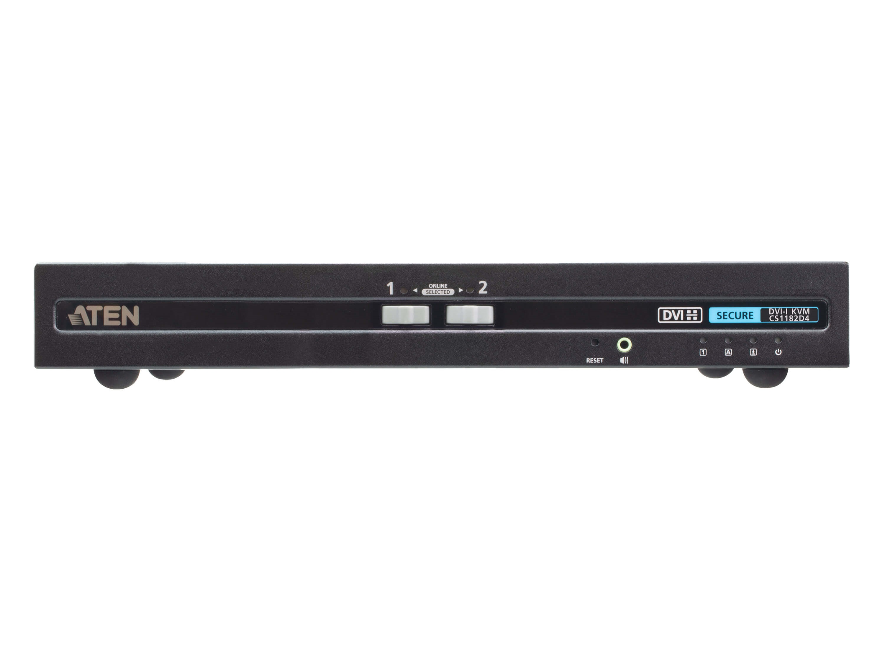 CS1182D4 2-Port USB DVI Secure KVM Switch (PSD PP v4.0 Compliant) by Aten