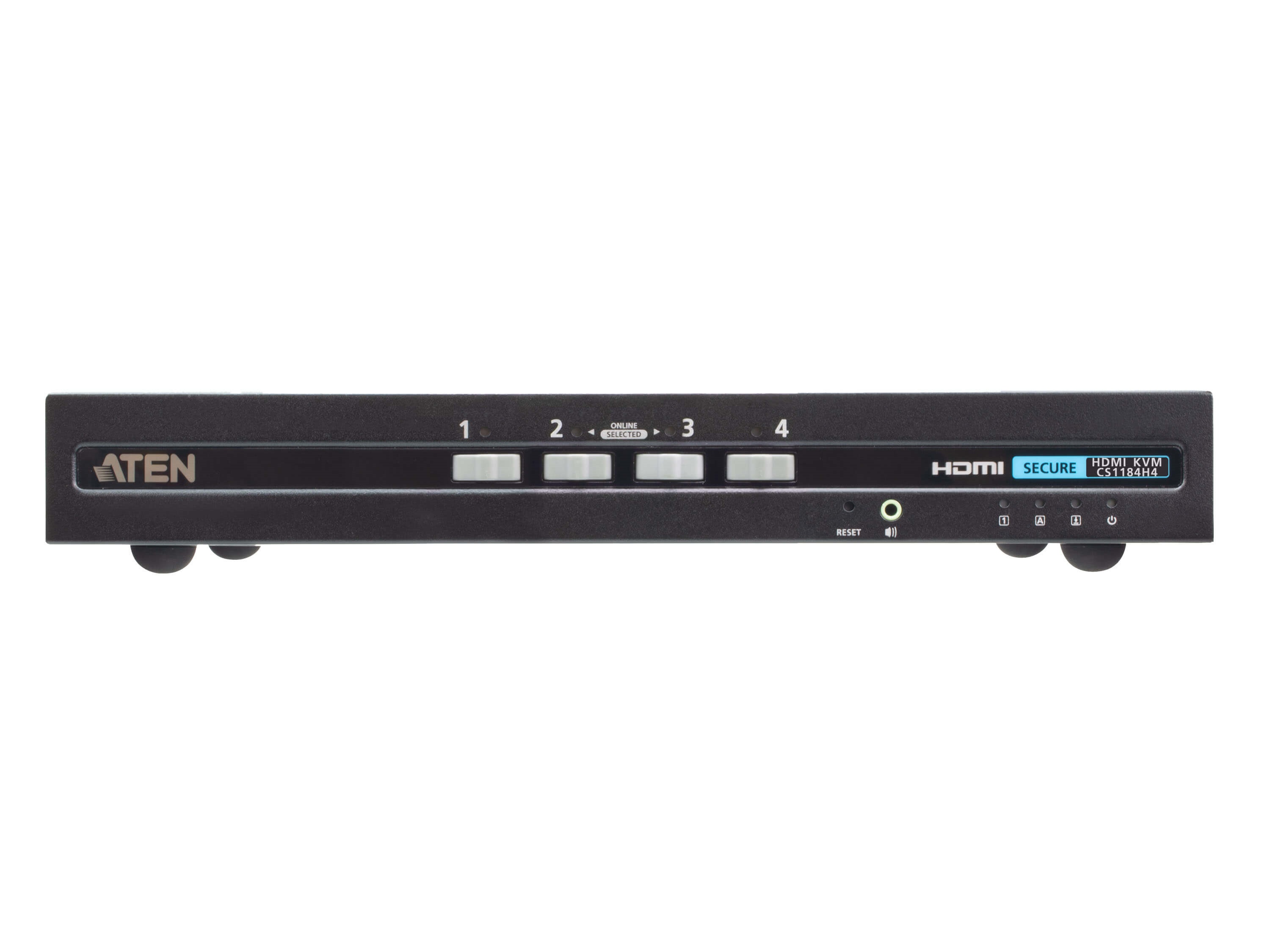 CS1184H4 4-Port USB HDMI Secure KVM Switch (PSD PP v4.0 Compliant) by Aten