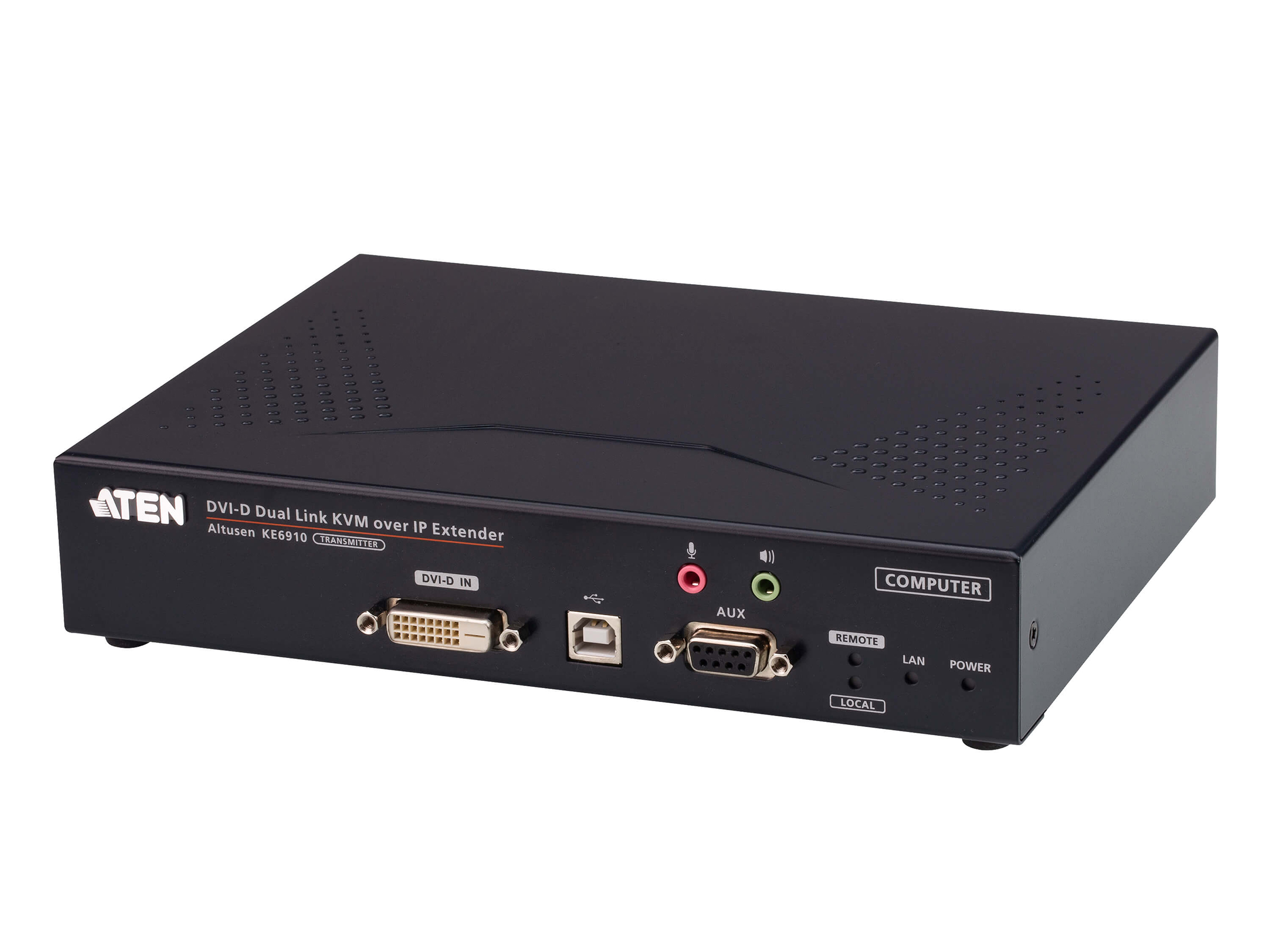 KE6910T USB Dual Link DVI-D Single Display Dual Link KVM over IP Extender (Transmitter) with Audio by Aten