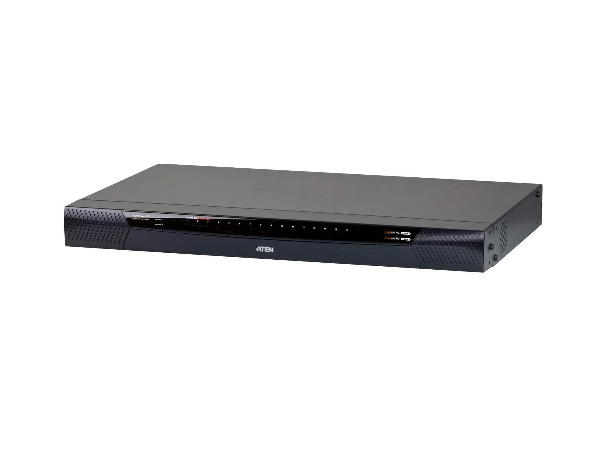 KN1116VA 1-Local/1-Remote Access 16-Port Cat 5 KVM over IP Switch with Virtual Media (1920x1200) by Aten