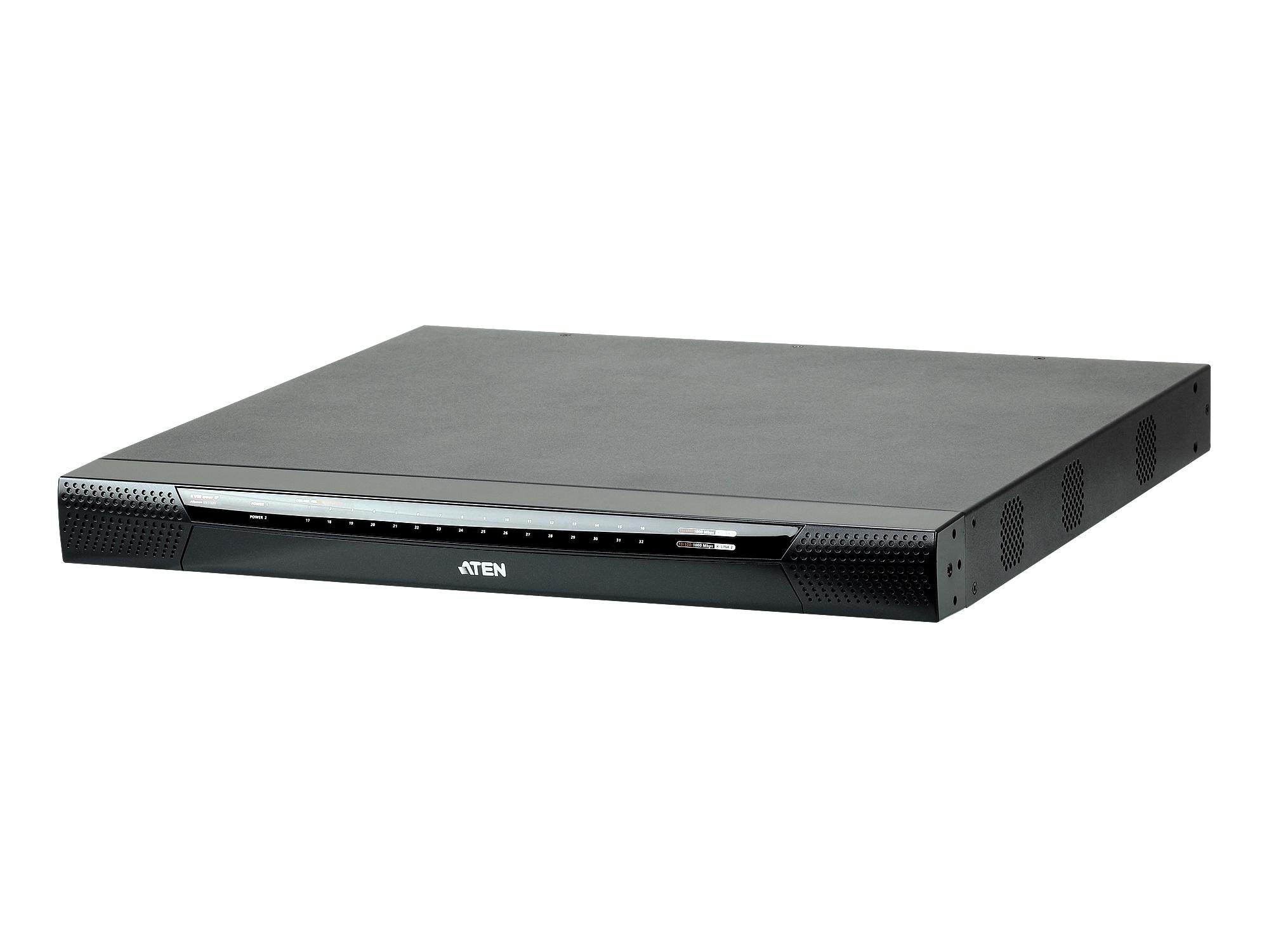 KN1132V 1-Local/1-Remote Access 32-Port Cat 5 KVM over IP Switch with Virtual Media/1920x1200 by Aten
