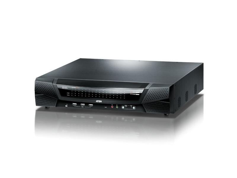 KN4164V 64-Port Cat 5 KVM over IP Switch with Virtual Media/ 1-Local/4-Remote Access by Aten