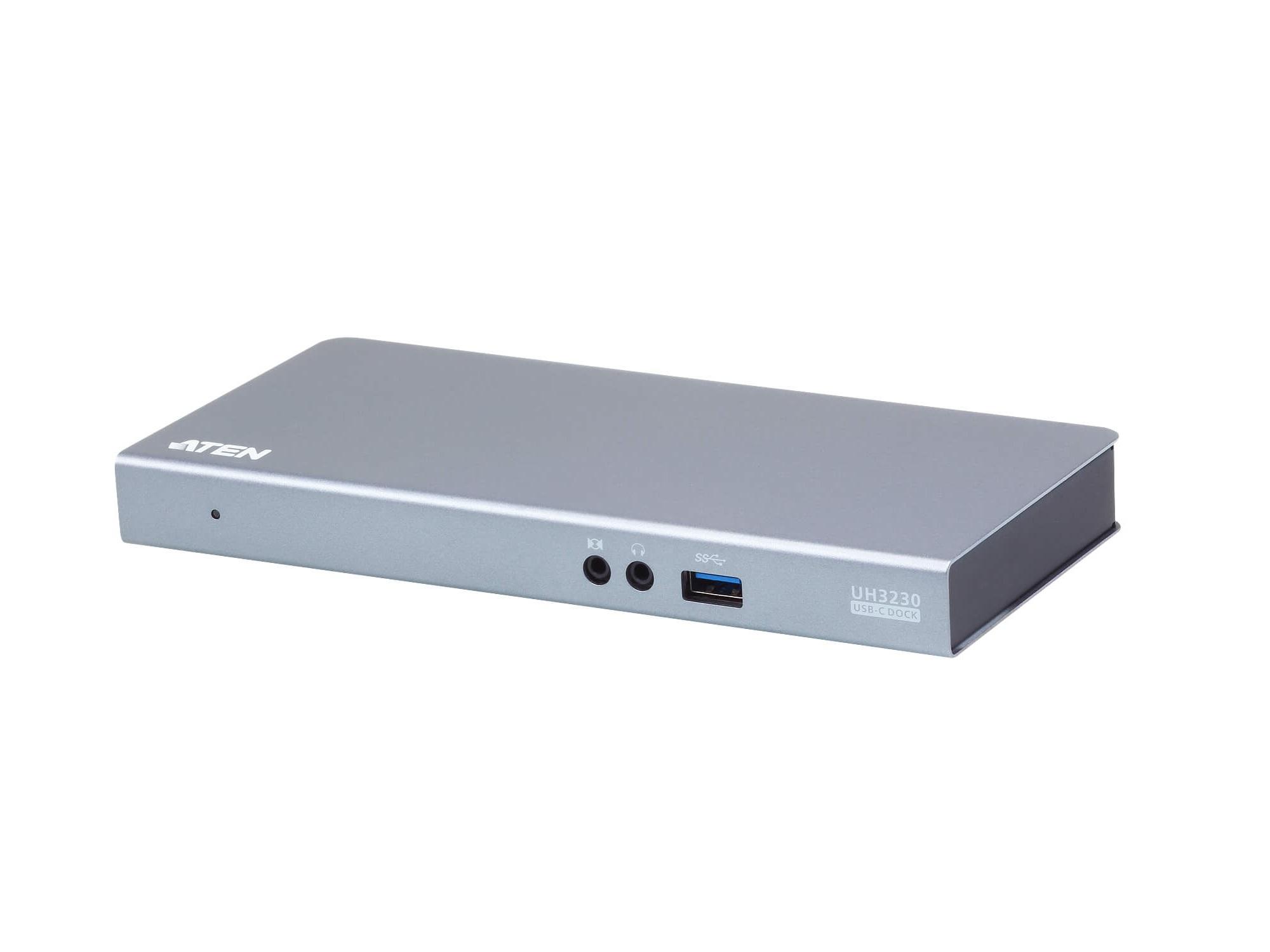 UH3230 USB-C Multiport Dock with Power Charging by Aten