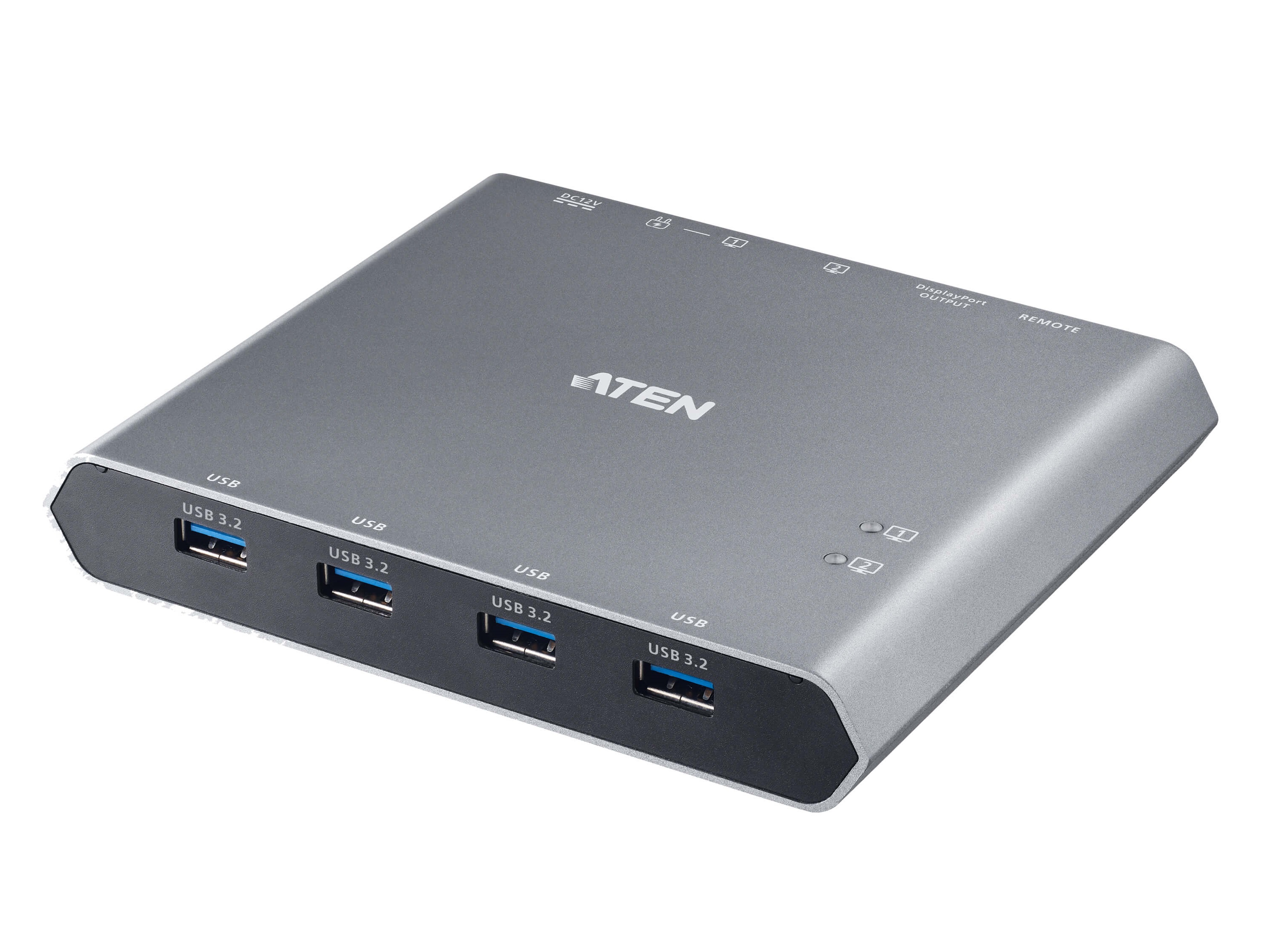 US3311 2-Port 4K DisplayPort USB-C KVM Dock Switch with Power Pass-Through by Aten