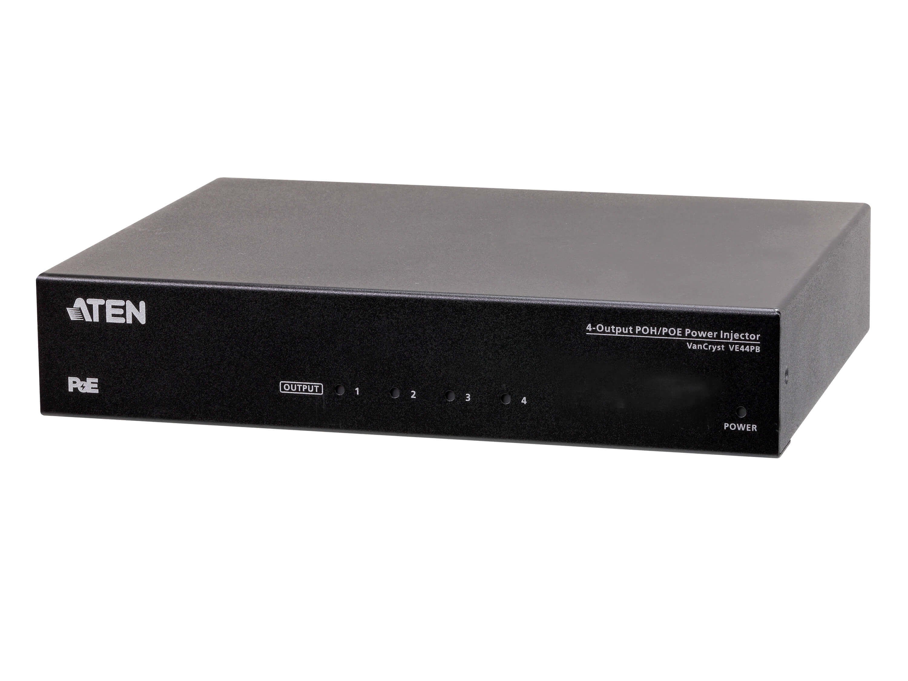 VE44PB 4-Output PoH/PoE Power Injector by Aten