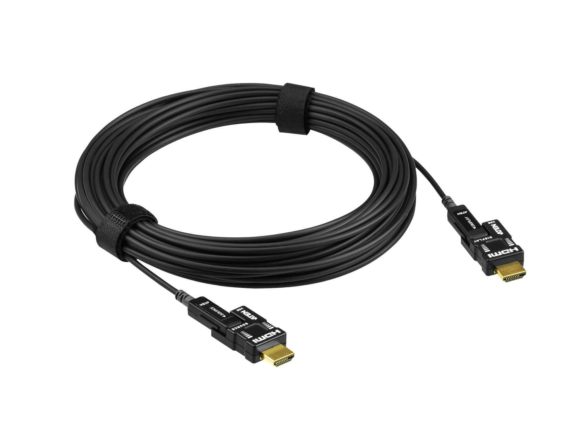 VE7833 30m True 4K HDMI 2.0 Active Optical Cable by Aten