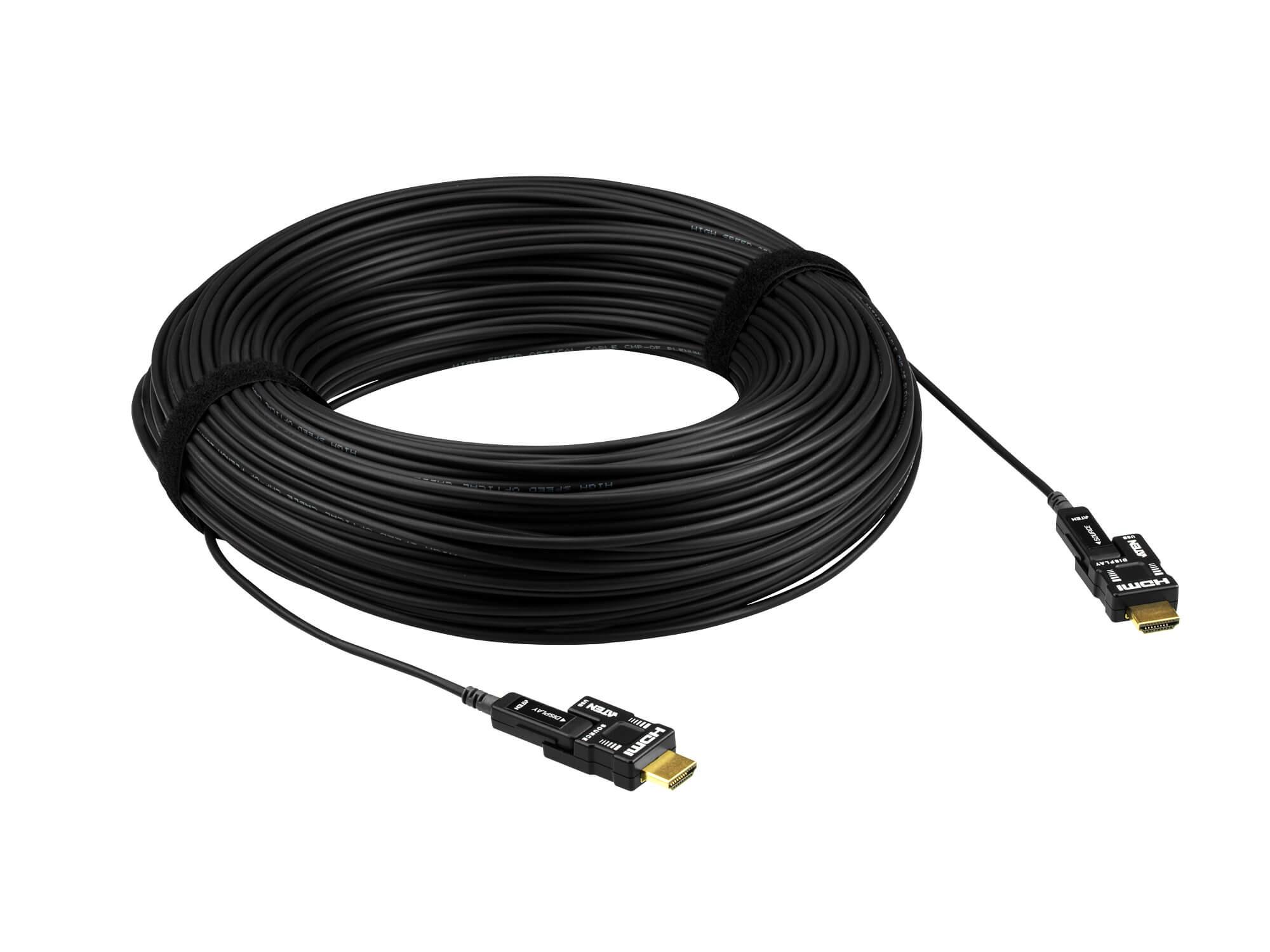 VE7834 60m True 4K HDMI 2.0 Active Optical Cable by Aten