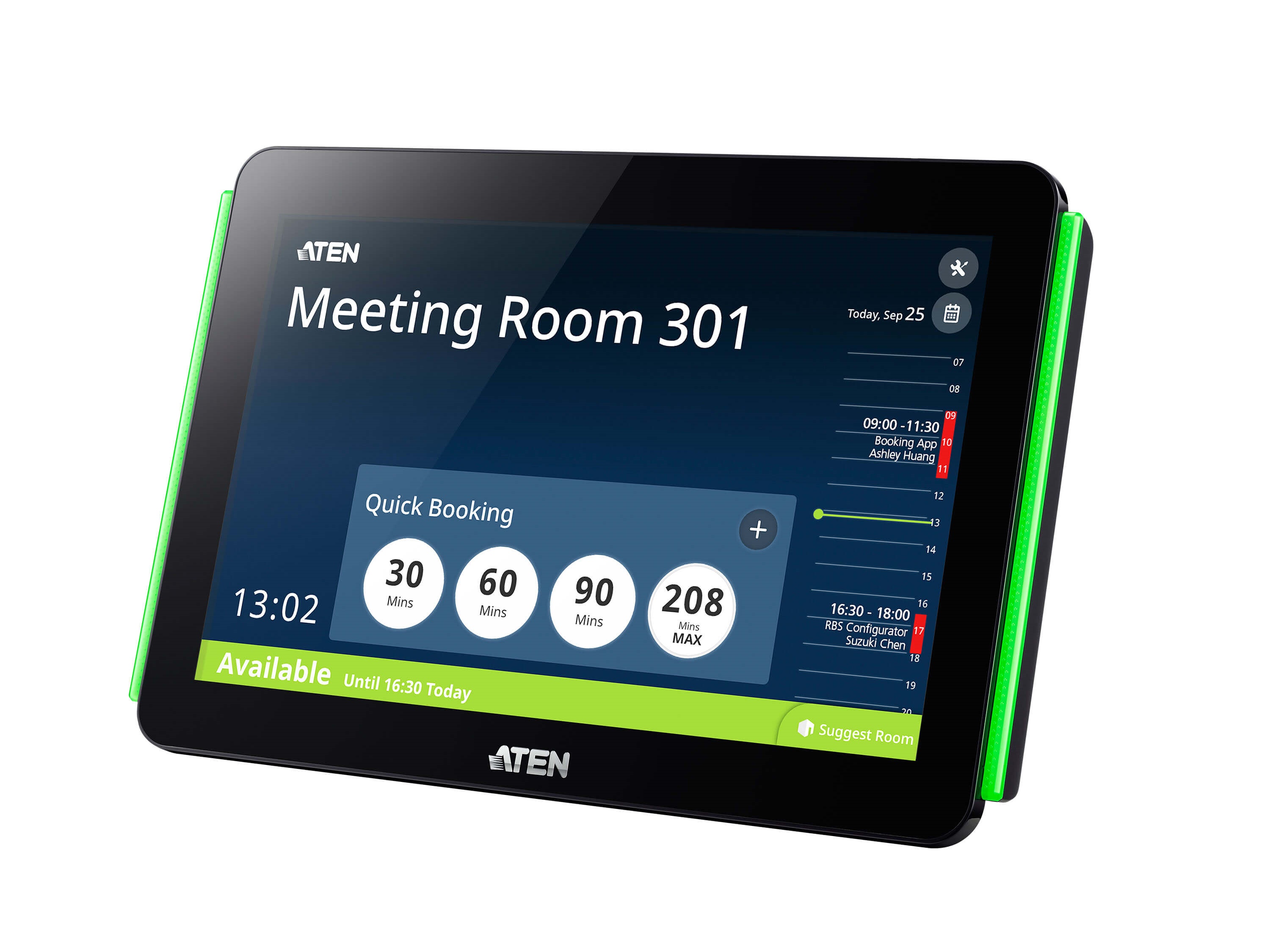 VK430 10.1 inch RBS Panel Room Booking System by Aten