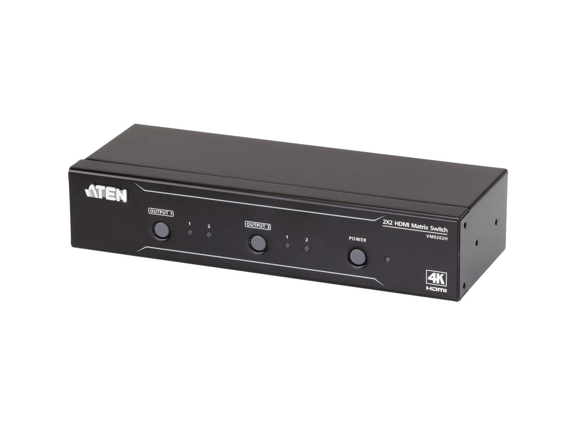 VM0202H 2x2 4K HDMI Matrix Switch by Aten