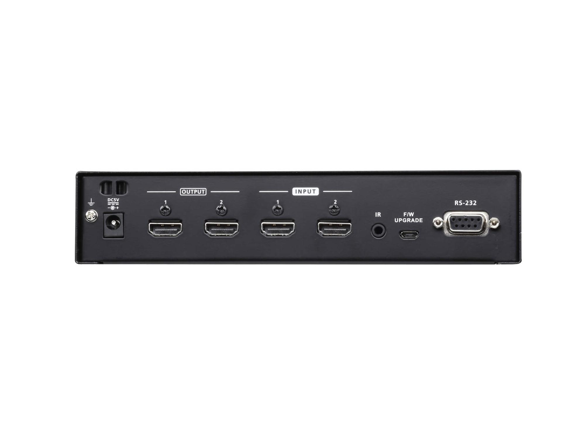 Aten 4x4 HDMI Matrix switch. Switchen en splitten van 4 HDMI apparaten