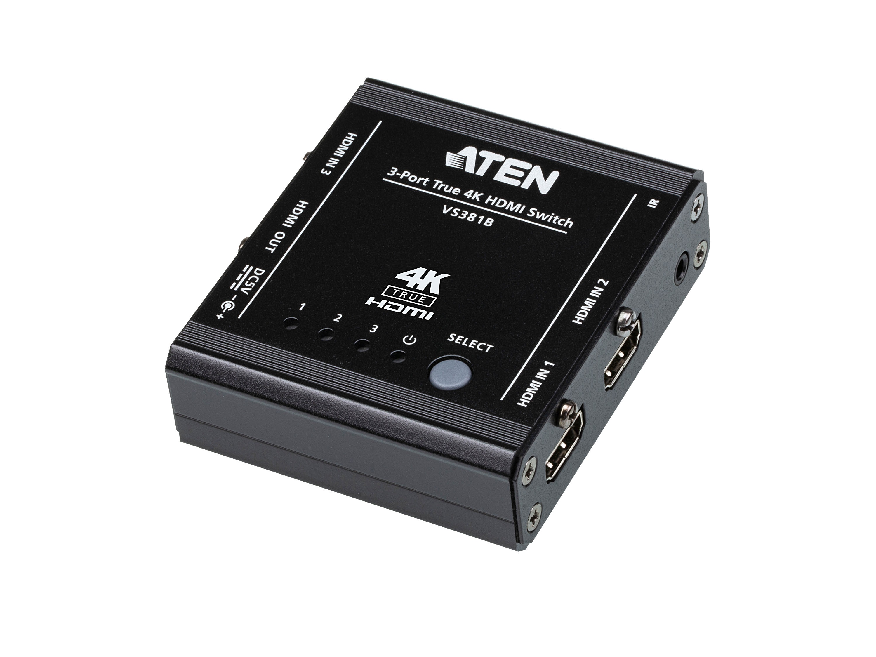 VS381B 3-Port True 4K HDMI Switch by Aten