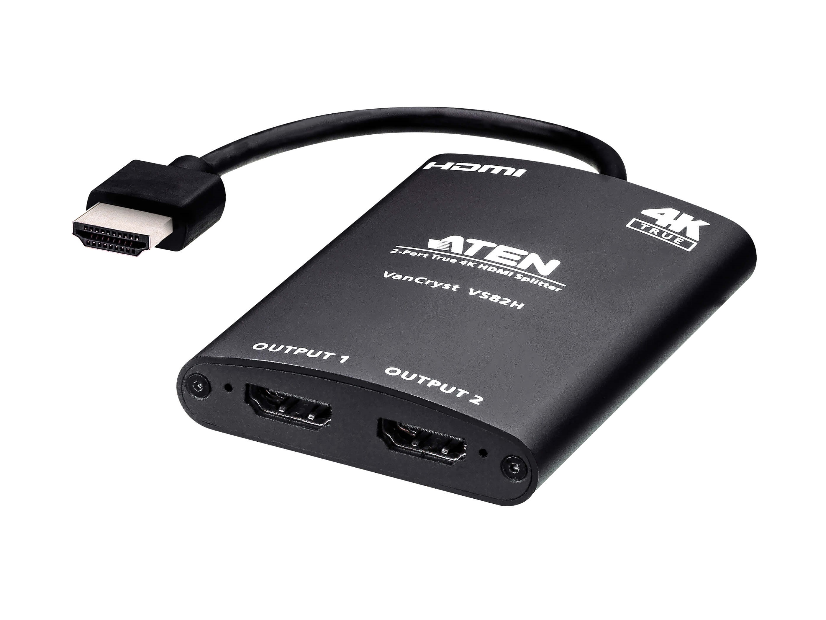 VS82H 2-Port True 4K HDMI Splitter by Aten