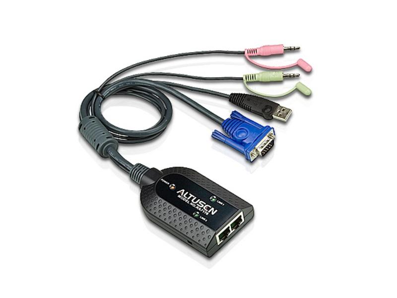 KA7178 USB VGA/Audio Virtual Media KVM Adapter with Dual Output by Aten