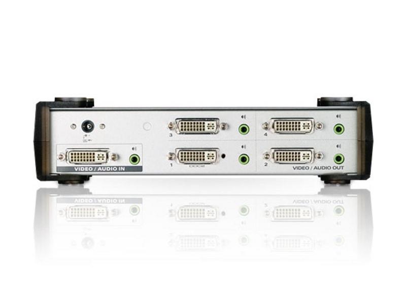 VS164 4 Port DVI Video/Audio Splitter by Aten