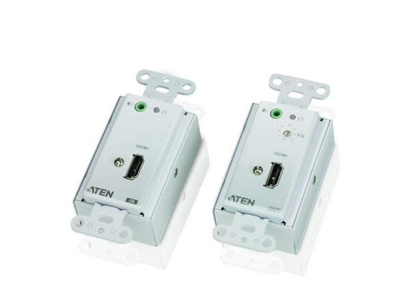VE806 HDMI Over Cat 5 Wall Plate Extender (Transmitter/Receiver) Kit by Aten
