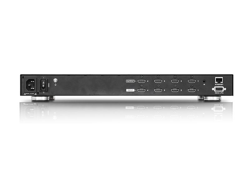 VM5404H 4x4 HDMI Scaling Matrix Switcher and Video Wall with Fast Switching by Aten