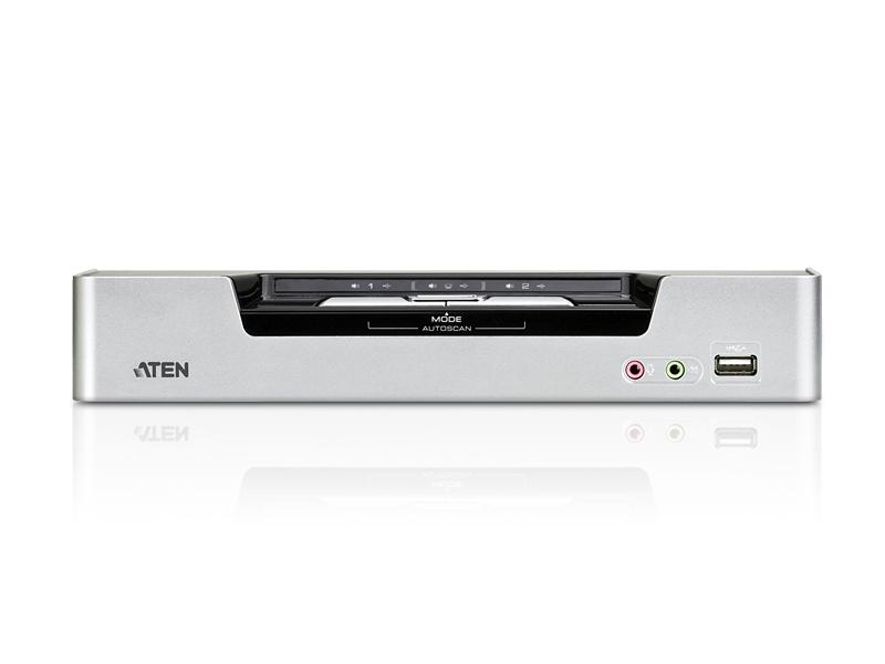 CS1642A 2-Port USB DVI Dual Display KVMP Switch by Aten
