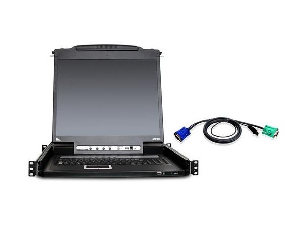 CL5716NUKit 16-port Slideaway LCD KVM Switch with Kit by Aten