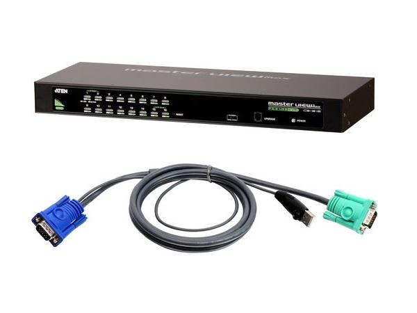CS1316KIT 16-Port USB/PS2 KVM Switch with 16 USB Cables Kit by Aten