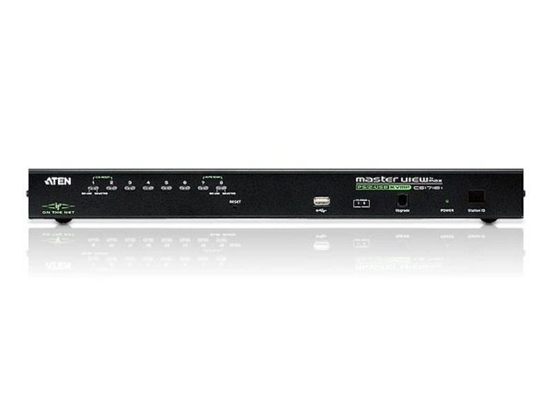 CS1708i 1-Local/Remote Share Access 8-Port PS/2-USB KVM over IP Switch by Aten